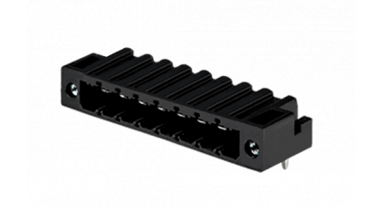 Клеммная колодка DINKLE 0225-1318L, 18 контактов, сечение провода - мм2, ток 15 A, Черный фото 2