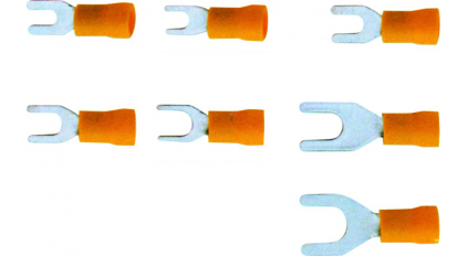 Кабельная клемма наконечник вилка KST SVS5-6 YELLOW (500шт) фото 1