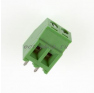 Клеммная колодка DINKLE EHK381V-02P, Винтовая, 2 контакта, сечение провода 0.5-1.5 мм2, ток 8 A, Зеленый фото 2