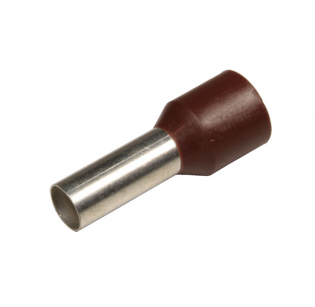 Наконечники трубч изол KST E25-16 BROWN (250шт)