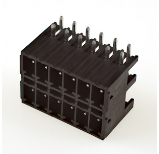 Клеммная колодка DINKLE 0221-2212 THT, 12 контактов, сечение провода - мм2, ток 8 A, Черный