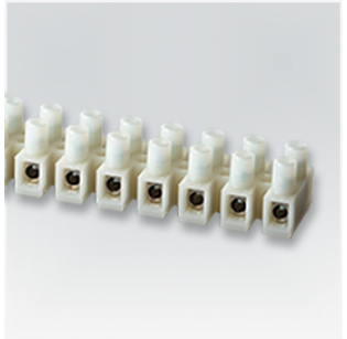 Клеммная колодка HEAVY POW. PA14H, Винт, 12 контактов, сечение провода 4-10 мм2, ток 57 A, Белый