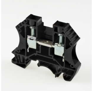 Клеммная колодка DINKLE DK6BK, Винтовая, сечение провода 0.5-6 мм2, ток 41 A, Черный