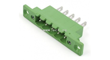 Клеммная колодка DINKLE 5EHDKPM-05P, 5 контактов, сечение провода - мм2, ток 18 A, Зеленый фото 1