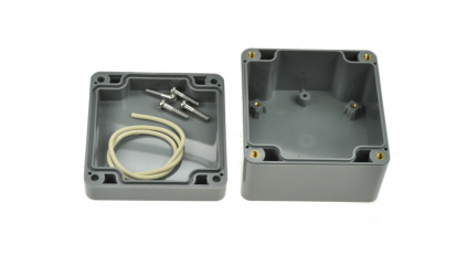 Корпус для РЭА GAINTA G366, 82x80x55 мм, ABS, Темно-серый фото 1