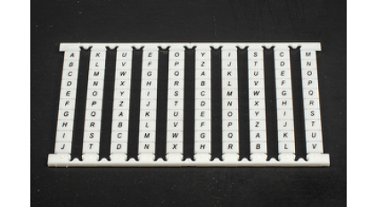 Маркер для клеммников DIN DINKLE TM07W-AV00 фото 1