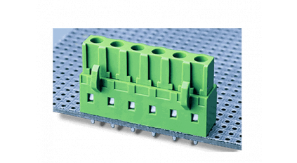 Клеммная колодка DINKLE 2ESDCV-02P, 2 контакта, сечение провода - мм2, ток 18 A, Зеленый фото 3