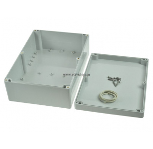 Корпус для РЭА GAINTA G238, 265x185x95 мм, Поликарбонат, Светло-серый