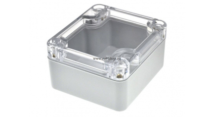 Корпус для РЭА GAINTA G201C, 64x58x35 мм, Поликарбонат, Светло-серый фото 1