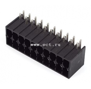 Клеммная колодка DINKLE 0159-3120, 20 контактов, сечение провода - мм2, ток 8 A, Черный