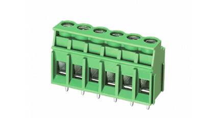 Клеммная колодка DINKLE ESK508V-02P, Винтовая, 2 контакта, сечение провода 0.5-2.5 мм2, ток 24 A, Зеленый фото 3