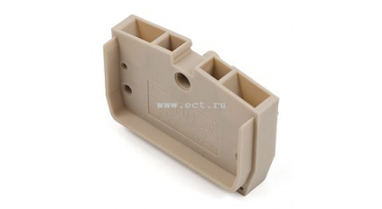 Клеммная колодка DINKLE PM2.5W (WPM2.5), Пружинная, сечение провода 0.5-2.5 мм2, ток 24 A, Бежевый фото 2