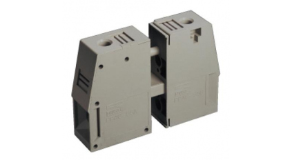Клеммная колодка DINKLE PPAC-95, Винтовая, сечение провода 25-95 мм2, ток 232 A, Бежевый фото 2
