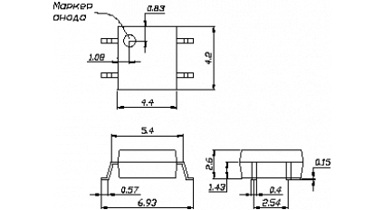 Оптрон COSMO KPC354NT0BTRU фото 2