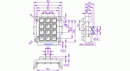Клавиатура ACCORD AK-507-A-GGW фото 2