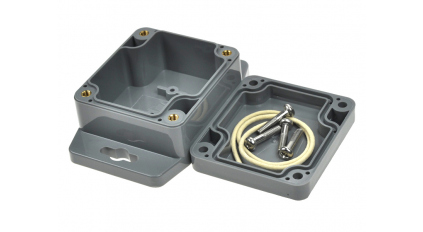 Корпус для РЭА GAINTA G302MF, 64x58x35 мм, ABS, Темно-серый фото 1