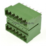 Клеммная колодка DINKLE 5EHDBV-12P, 12 контактов, сечение провода - мм2, ток 18 A, Зеленый фото 2