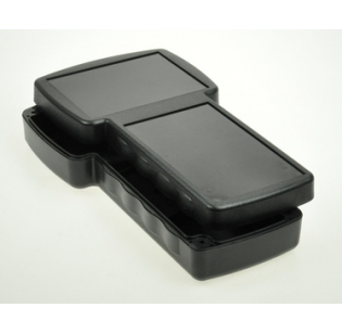 Корпус для РЭА GAINTA G828BST (BC), 210x75x40 мм, ABS, Черный