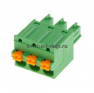 Клеммная колодка DINKLE ESC508V-03P, Пружинная, 3 контакта, сечение провода 0.2-2.5 мм2, ток 8 A, Зеленый фото 4