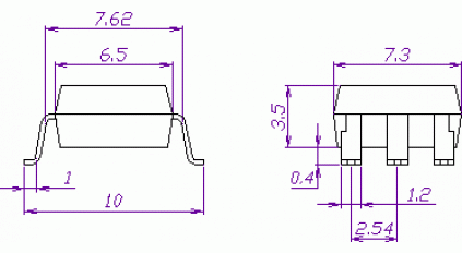 Твердотельное реле COSMO KAQV214A фото 2