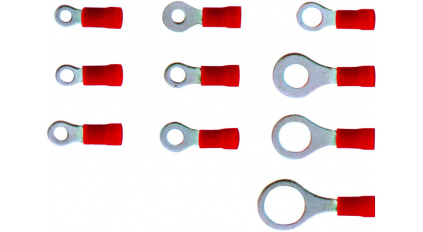 Наконечник кабельный кольцевой KST RVM1-3.7 RED (1000шт) фото 1