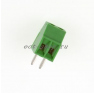 Клеммная колодка DINKLE EK254V-02P, Винтовая, 2 контакта, сечение провода 0.2-1.5 мм2, ток 8 A, Зеленый фото 2