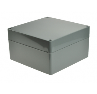 Корпус для РЭА GAINTA G399, 160x160x90 мм, ABS, Темно-серый