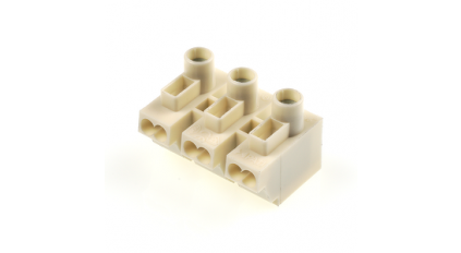 Клеммная колодка HEAVY POW. PA20P, Винтовая, 12 контактов, сечение провода 0.5-4 мм2, ток 24 A, Белый фото 3