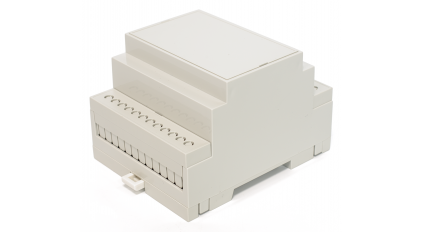 Корпус для РЭА ECT D4M-RU (D4MG), 90x71x57 мм, ABS, Светло-серый фото 1