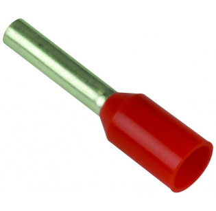 Наконечники трубч изол KST E1518 RED (1000шт)