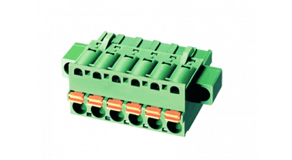 Клеммная колодка DINKLE 2ESDSM-03P, Пружинная, 3 контакта, сечение провода 0.2-2.5 мм2, ток 12 A, Зеленый фото 3