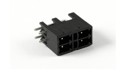 Клеммная колодка DINKLE 0221-2204L, 4 контакта, сечение провода - мм2, ток 8 A, Черный фото 1