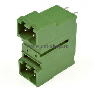 Клеммная колодка DINKLE 5EHDBV-04P, 4 контакта, сечение провода - мм2, ток 18 A, Зеленый