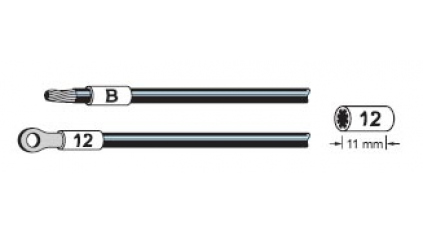 Маркеры кабельные AVC OM-2-G (100шт) фото 2