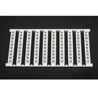 Маркер для клеммников DIN DINKLE TM07W-FH04