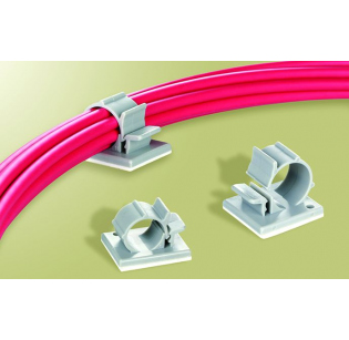 Cамоклеющаяся регулируемая площадка для крепления кабеля AVC AAC-1213 (100шт)