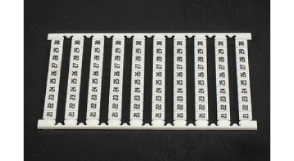 Маркер для клеммников DIN DINKLE TM07W-FH03 фото 1