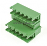Клеммная колодка DINKLE 5EEHDV-12P, 12 контактов, сечение провода - мм2, ток 18 A, Зеленый фото 2