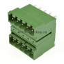 Клеммная колодка DINKLE 5EHDBV-10P, 10 контактов, сечение провода - мм2, ток 18 A, Зеленый фото 2