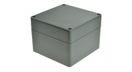 Корпус для РЭА GAINTA G387, 120x120x90 мм, ABS, Темно-серый фото 1