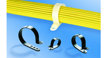 Кабельная скоба под винт AVC ACC-1-B (100шт) фото 1