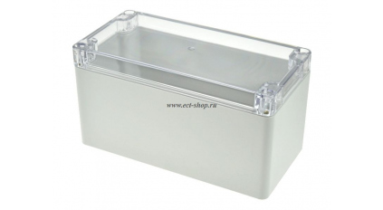 Корпус для РЭА GAINTA G265C, 160x80x85 мм, Поликарбонат, Светло-серый фото 1