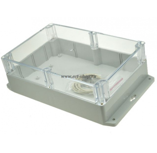 Корпус для РЭА GAINTA G232CMF, 222x146x75 мм, Поликарбонат, Светло-серый