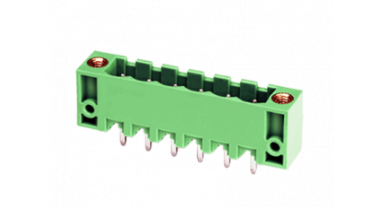 Клеммная колодка DINKLE 2EHDVM-05P, 5 контактов, сечение провода - мм2, ток 18 A, Зеленый фото 3