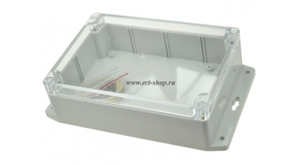 Корпус для РЭА GAINTA G214CMF, 171x121x55 мм, Поликарбонат, Светло-серый фото 1