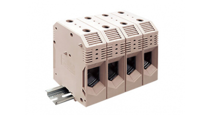 Клеммная колодка DINKLE DK240, Винтовая, сечение провода 95-240 мм2, ток 415 A, Серый фото 3