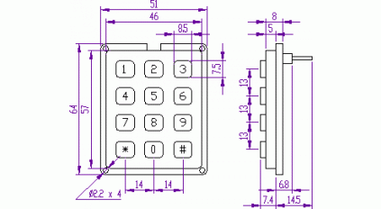 Клавиатура ACCORD AK-304FM-A-WWB фото 2