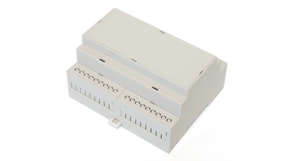 Корпус для РЭА ECT D6M-RU (D6MG), 90x106x57 мм, ABS, Светло-серый фото 1