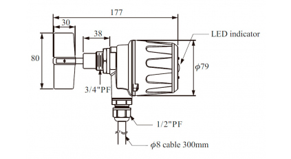 Ротационный датчик уровня FINETEK SE3800CCRH фото 3