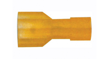 Кабельный разъем плоский faston 6.35 male KST MDFN5-250-YELLOW (500шт) фото 1